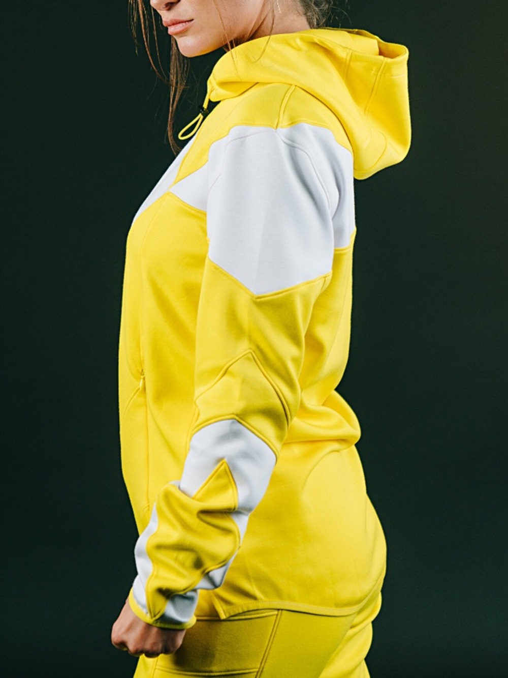SuperX Yellow Ranger Women’s XS Zip Hoodie